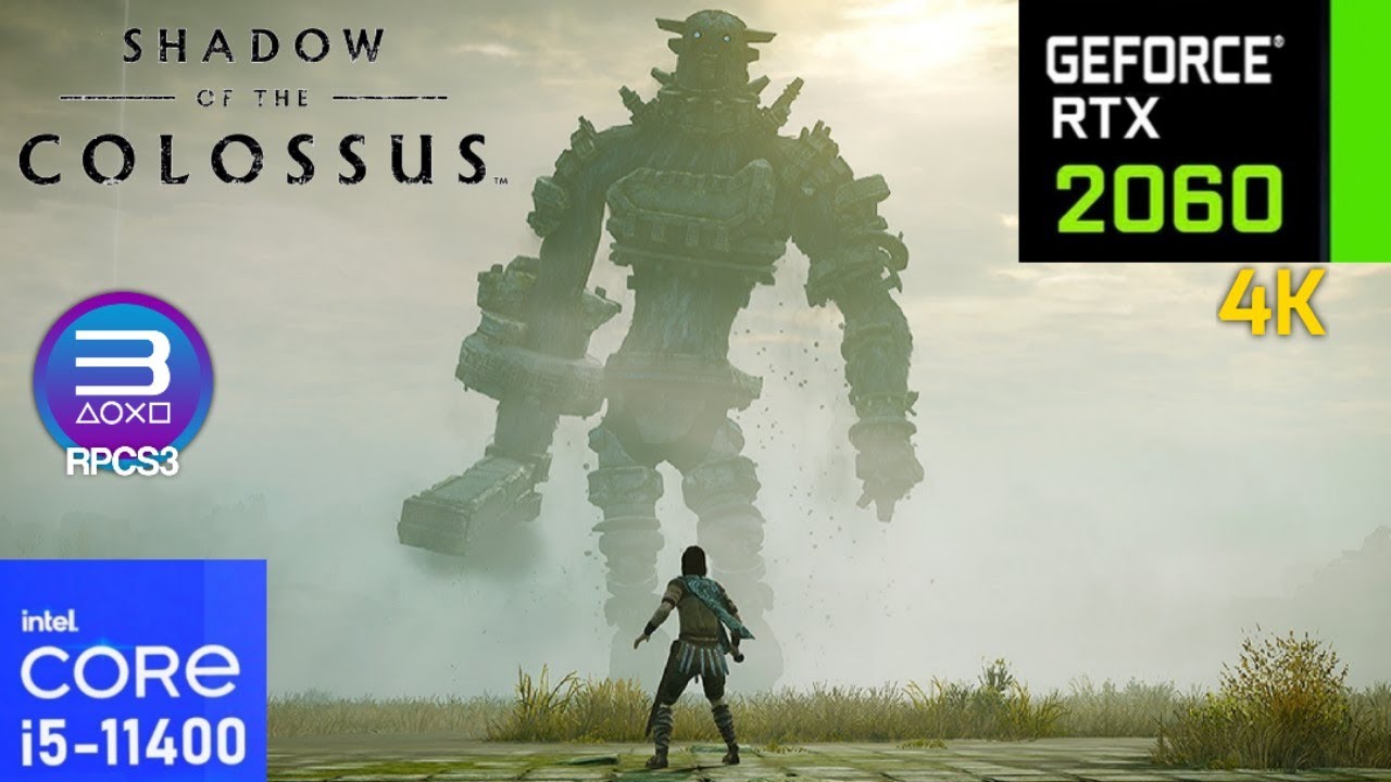 RPCS3 Emulator Shadow Of The Colossus 4K | i5 11400 + RTX 2060