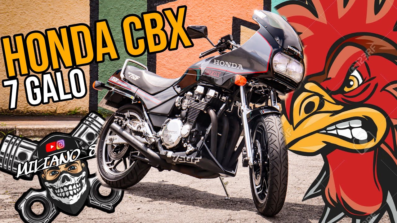 HONDA CBX 750F ( 7 GALO MAGIA NEGRA ) A M&Atilde;E DAS MOTOS COM O RONCO MAIS PERFEITO !