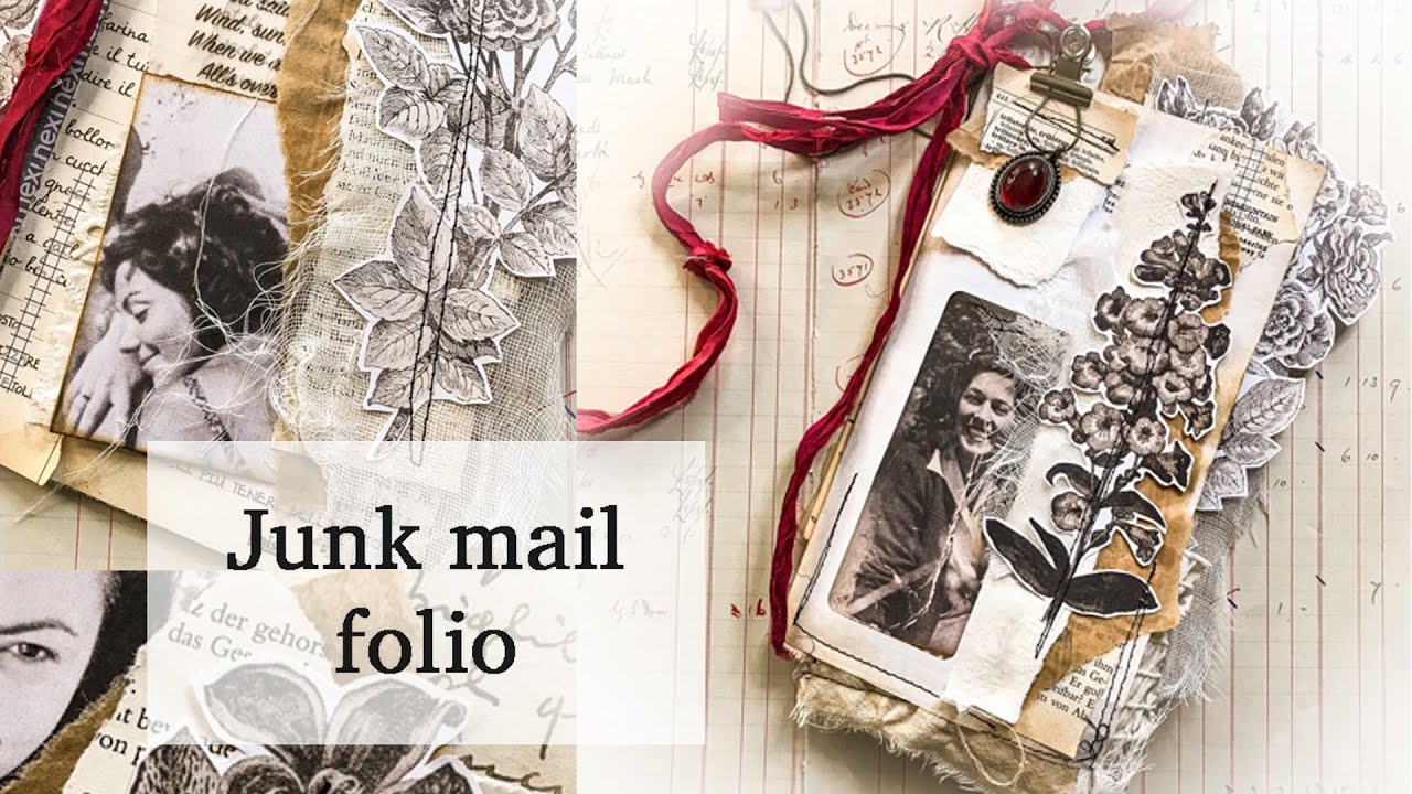 HOW TO create a 3 generations FOLIO from a JUNK MAIL | JJ#211