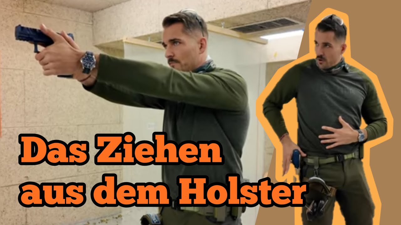 ⏩ Werde zum Profi - so funktioniert das Ziehen  aus dem Holster - l #kurzwaffenausbildung