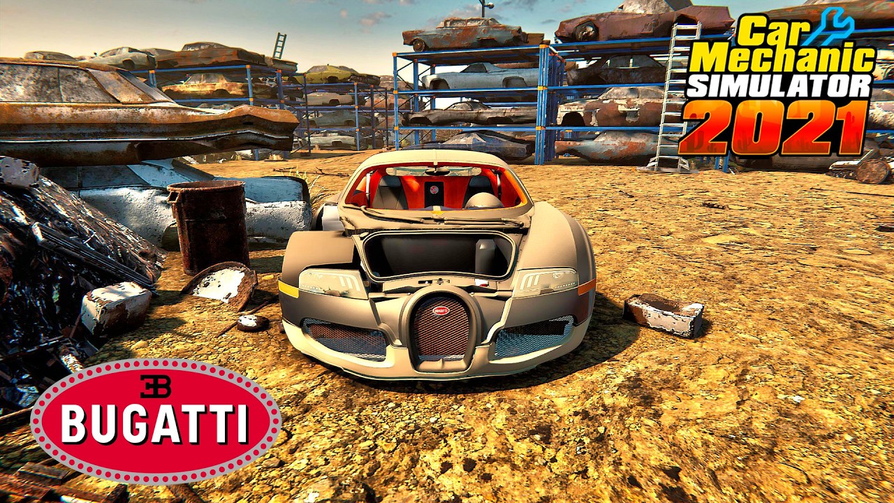 Bugatti Veyron restoration - Car Mechanic Simulator 2021