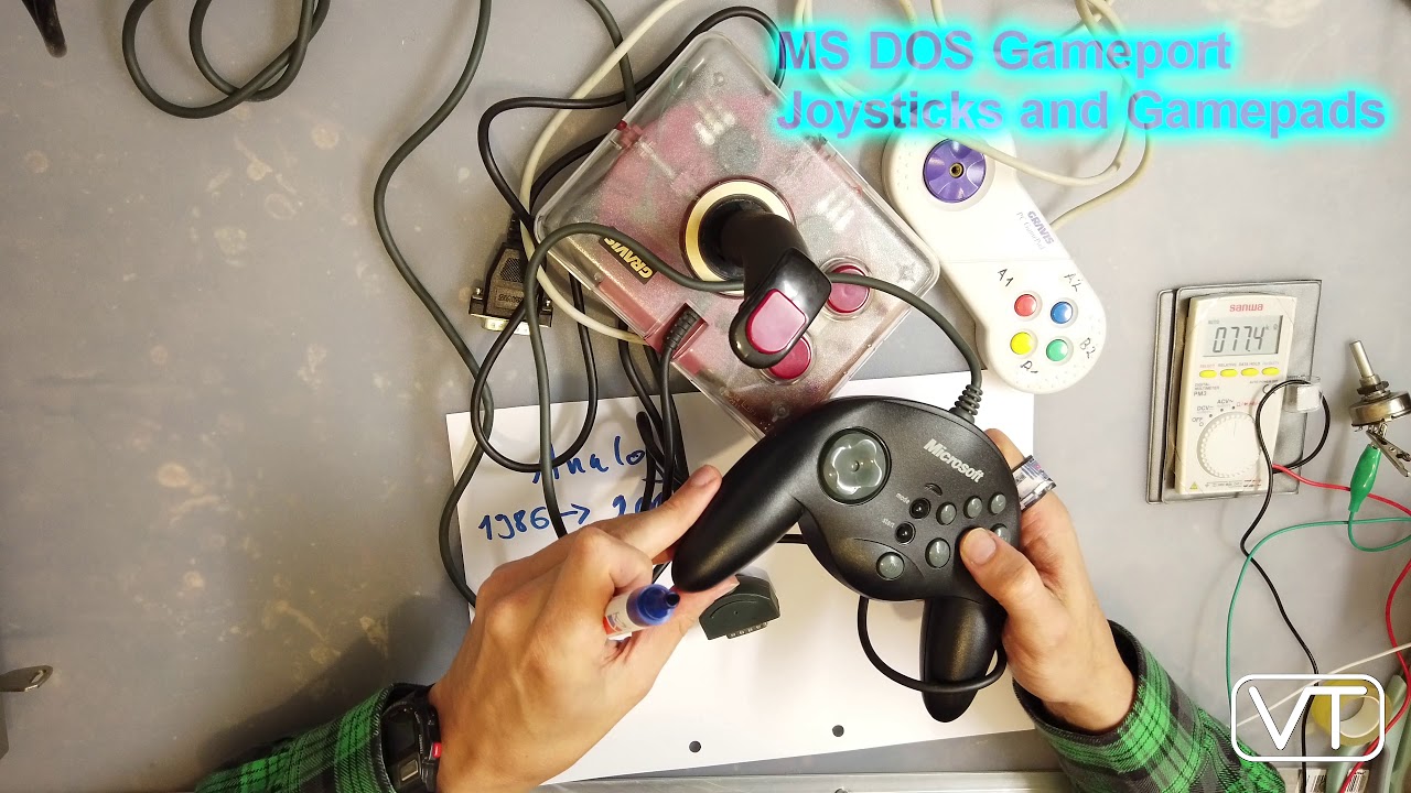 How to find an MS DOS Gameport compatible Joystick or Gamepad