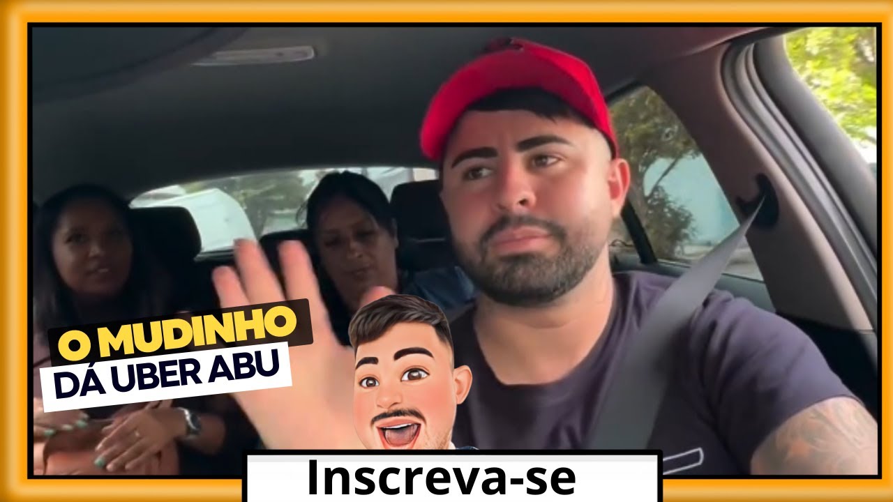 Abu a mulher tá com muita pressa #mudinho #uber #abu