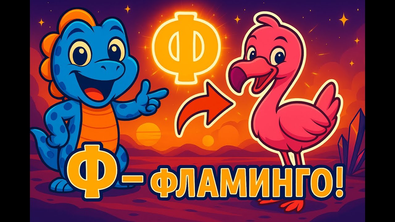 Буква Ф — Фламинго! 🦩 Учим буквы весело