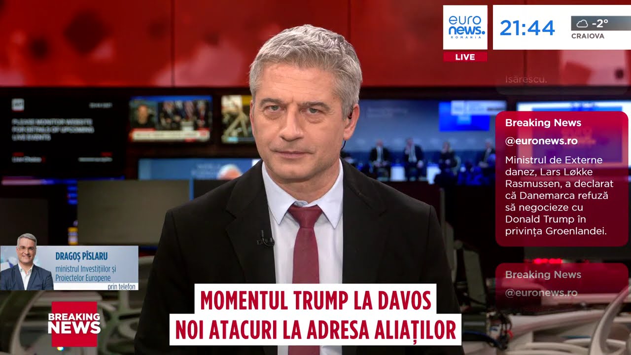 Dragoș Pîslaru, ministrul Investițiilor: Rolul Davos: Lumea freamătă pentru soluții de detensionare