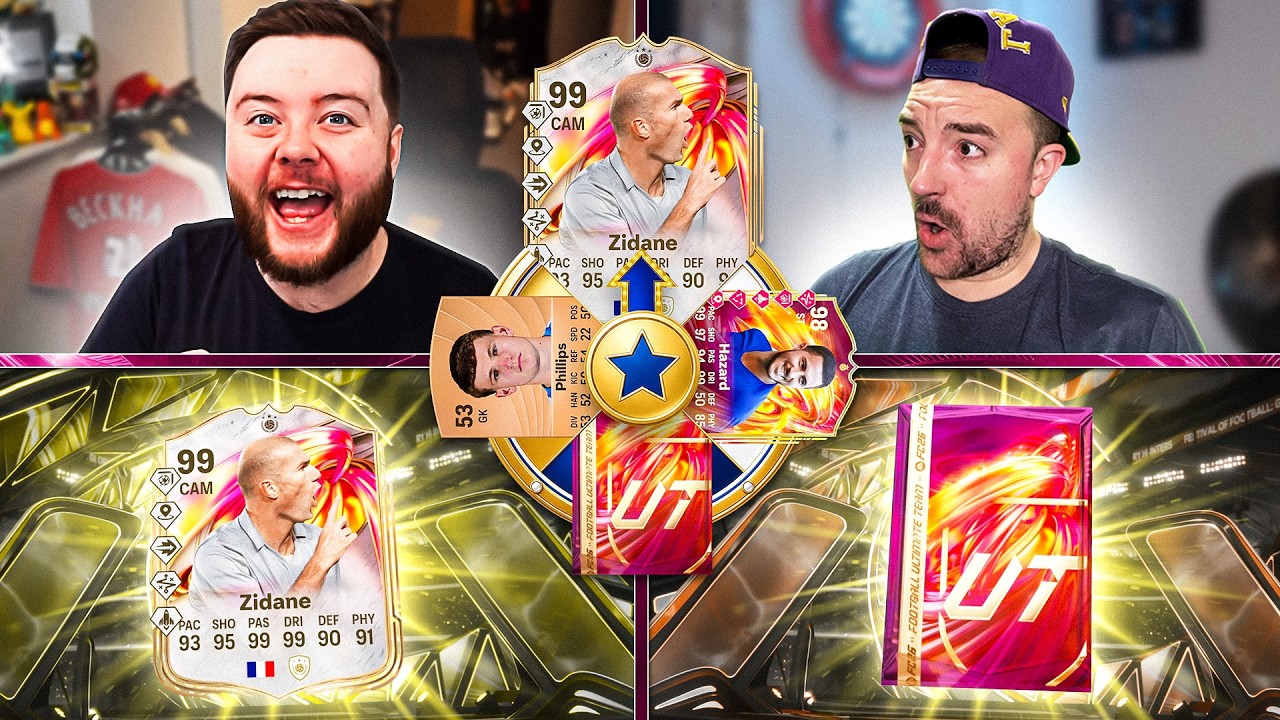 99 FUTTIES ICON ZINEDINE ZIDANE PACK ROULETTE!
