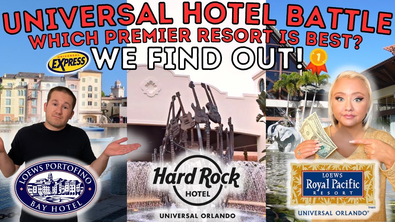 Ranking Universal Orlando’s Hard Rock, Portofino Bay & Royal Pacific Hotels | What's The BEST Hotel?