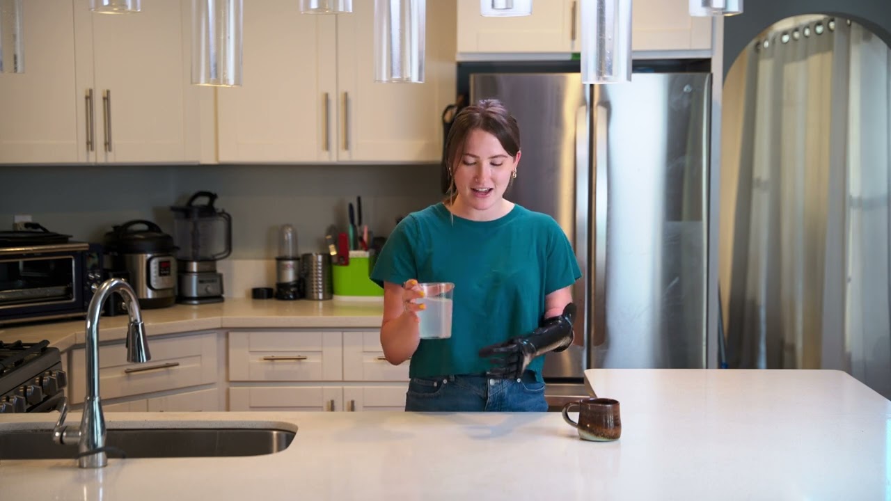 Holding a Cup or Mug with a Bionic Hand