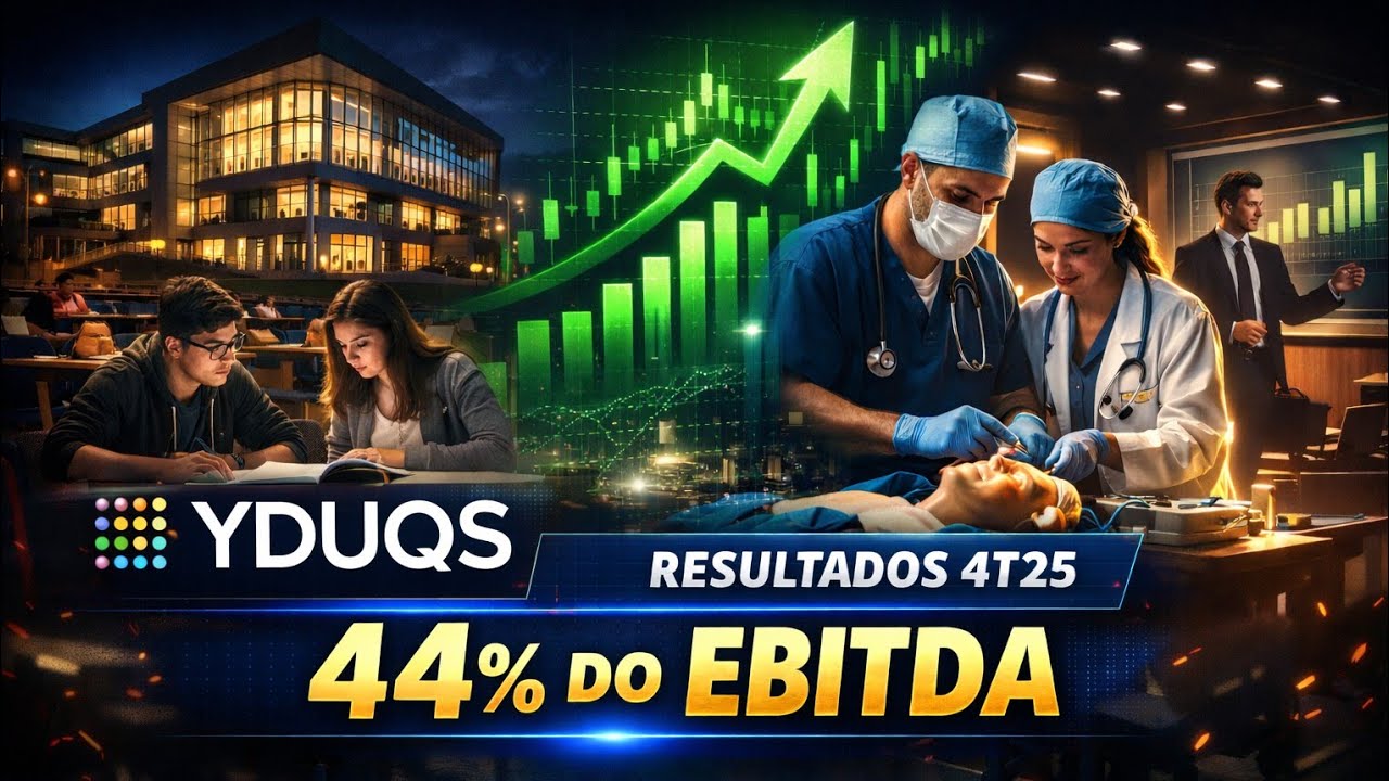 🎓 YDUQS (YDUQ3): Premium J&aacute; Gera 44% do EBITDA | Resultados 4T25