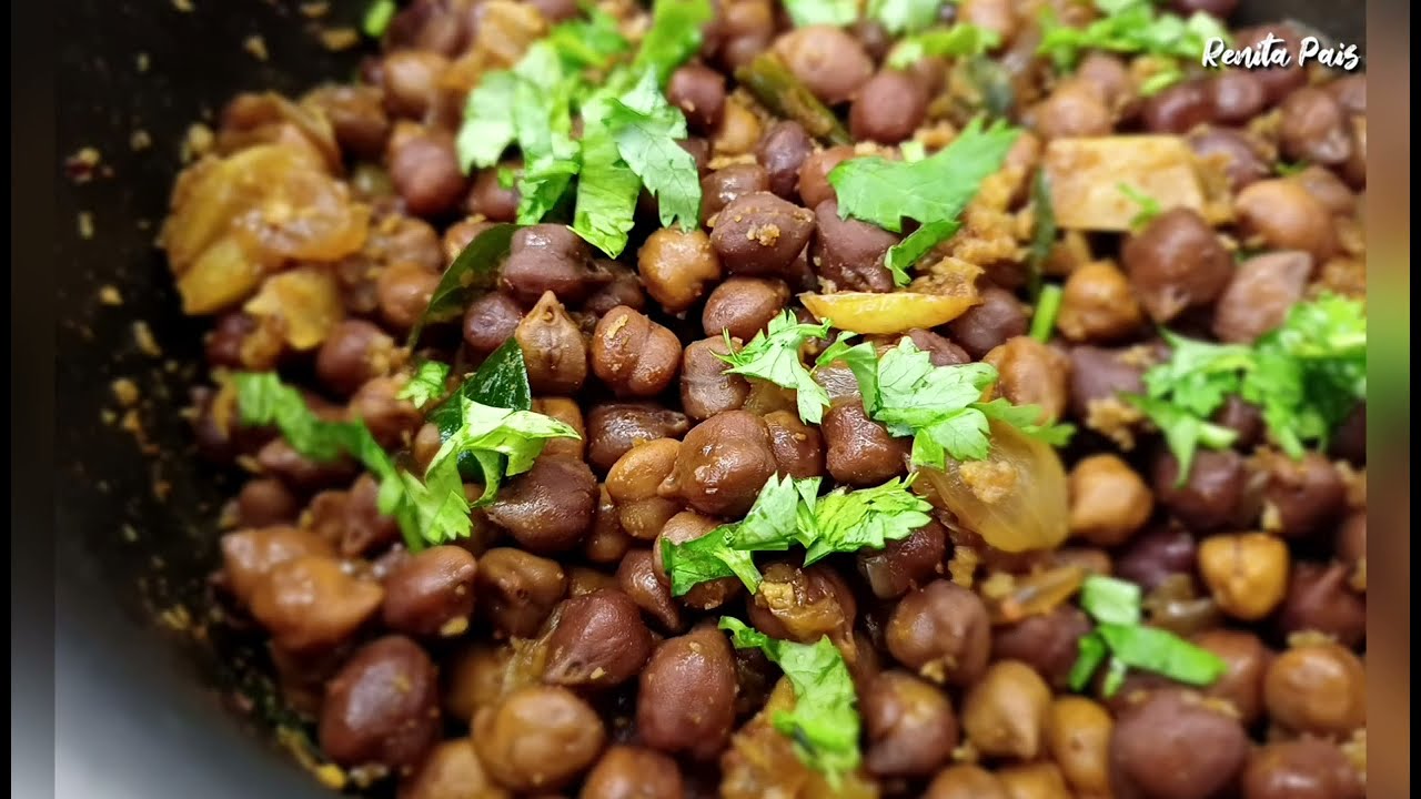 How to soak and prep Black chana, 2 extremely easy chana recipes, Mangalorean recipes,  Renita Pais