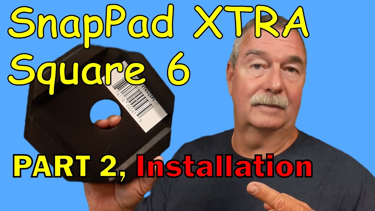 PART 2, Installation, 6&rdquo; Square Snap Pads for your Travel Trailer