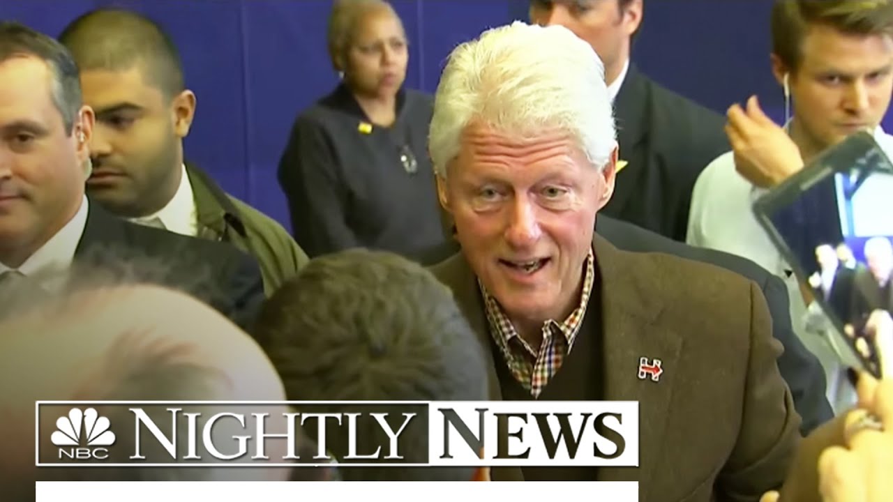 Bill Clinton On Campaign Trail To Boost Hillary Clinton In New Hampshire | NBC Nightly News