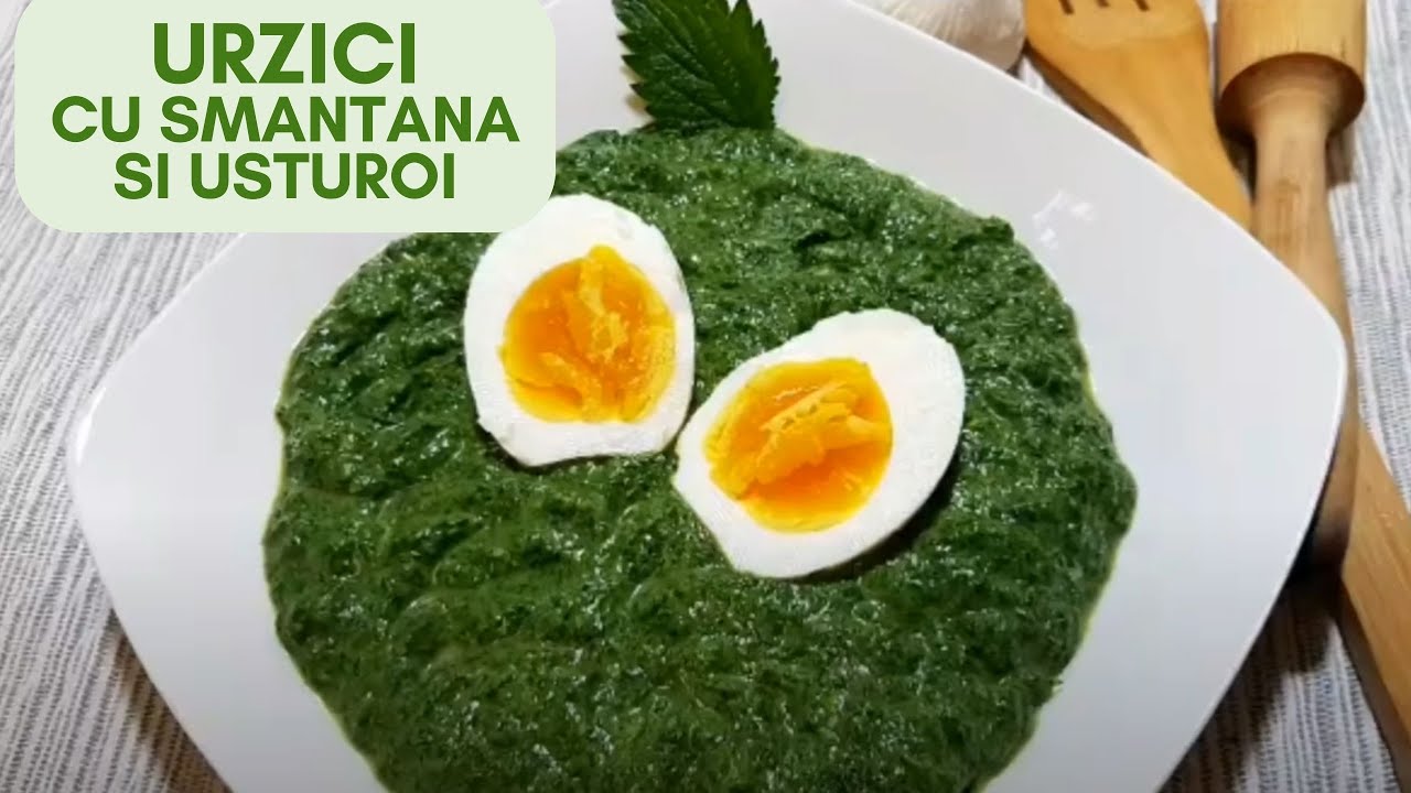 Urzici cu smantana si usturoi.