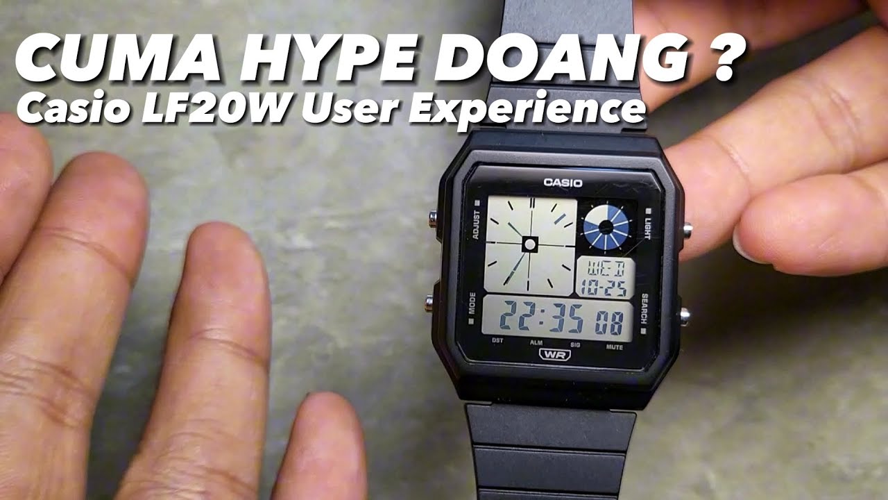 CUMA HYPE DOANG ? Casio LF20W Twin Graph User Experience