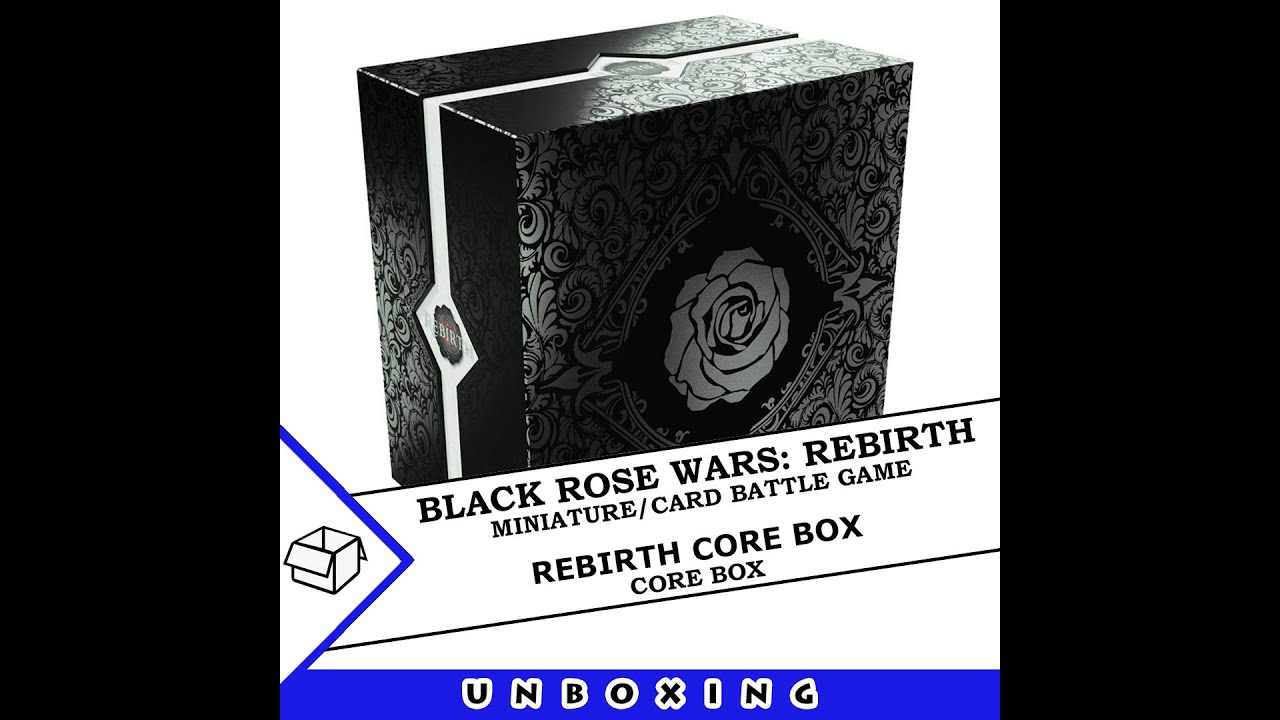 Black Rose Wars: Rebirth - Core Box Part 1: Overview, Rules and Components