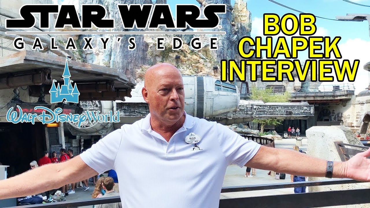 Bob Chapek interview in Star Wars: Galaxy's Edge at Walt Disney World