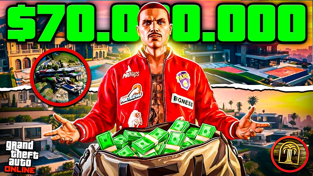 Como ganhar $70.000.000 e comprar dlc inteira das mans&otilde;es no GTA Online