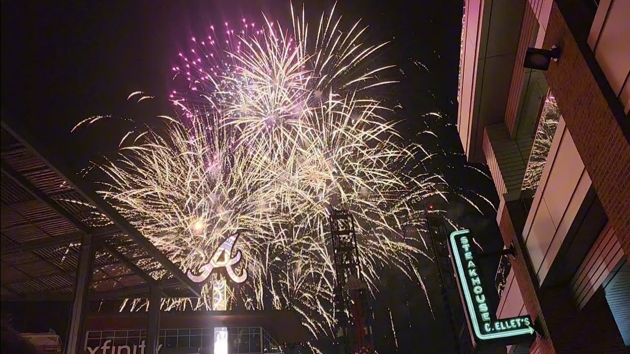 Fireworks At The Battery Atlanta || Happy New Year