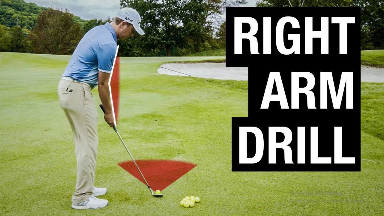 Spin Your Pitches and Chips: One Arm Drill