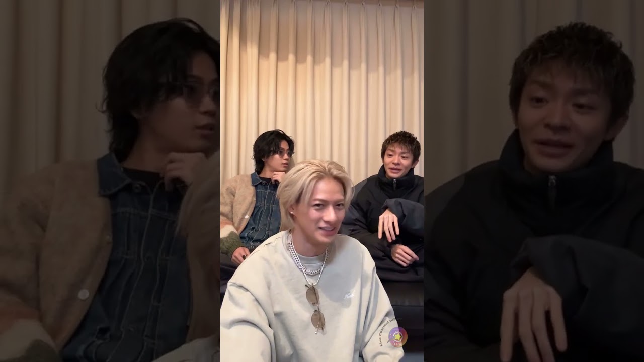 Number_i 初インスタライブ 平野紫耀・神宮寺勇太・岸優太さん　2024/02/09 Instagram Live number_i_staff