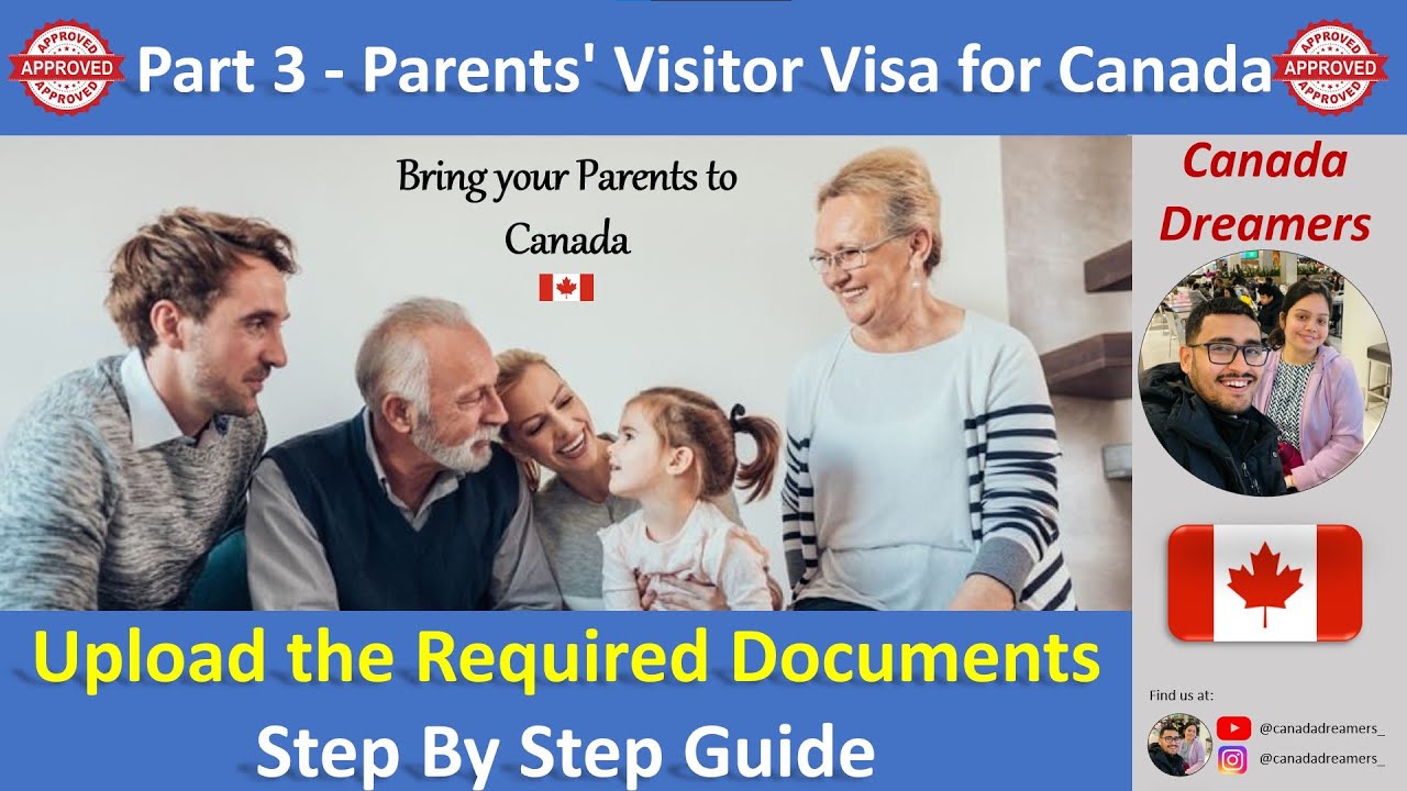 Part 3 - Documents Required for Parent's Visitor Visa to Canada | Invitation Letter | Ties | Funds