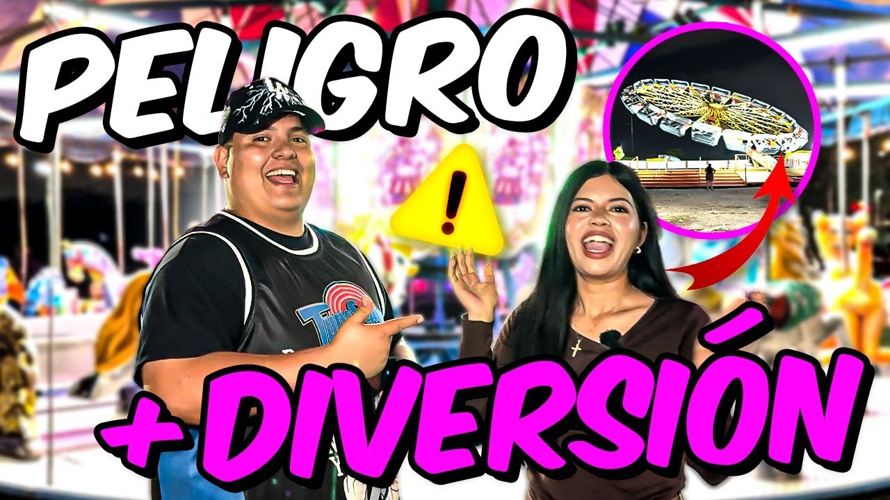 Así es una feria de barrio , nos quedamos atorados en un juego 😱