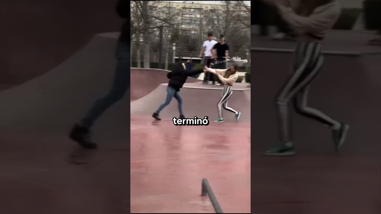Mujer HATER recibe una LECCI&Oacute;N! #skate #sk8 #skateboarding