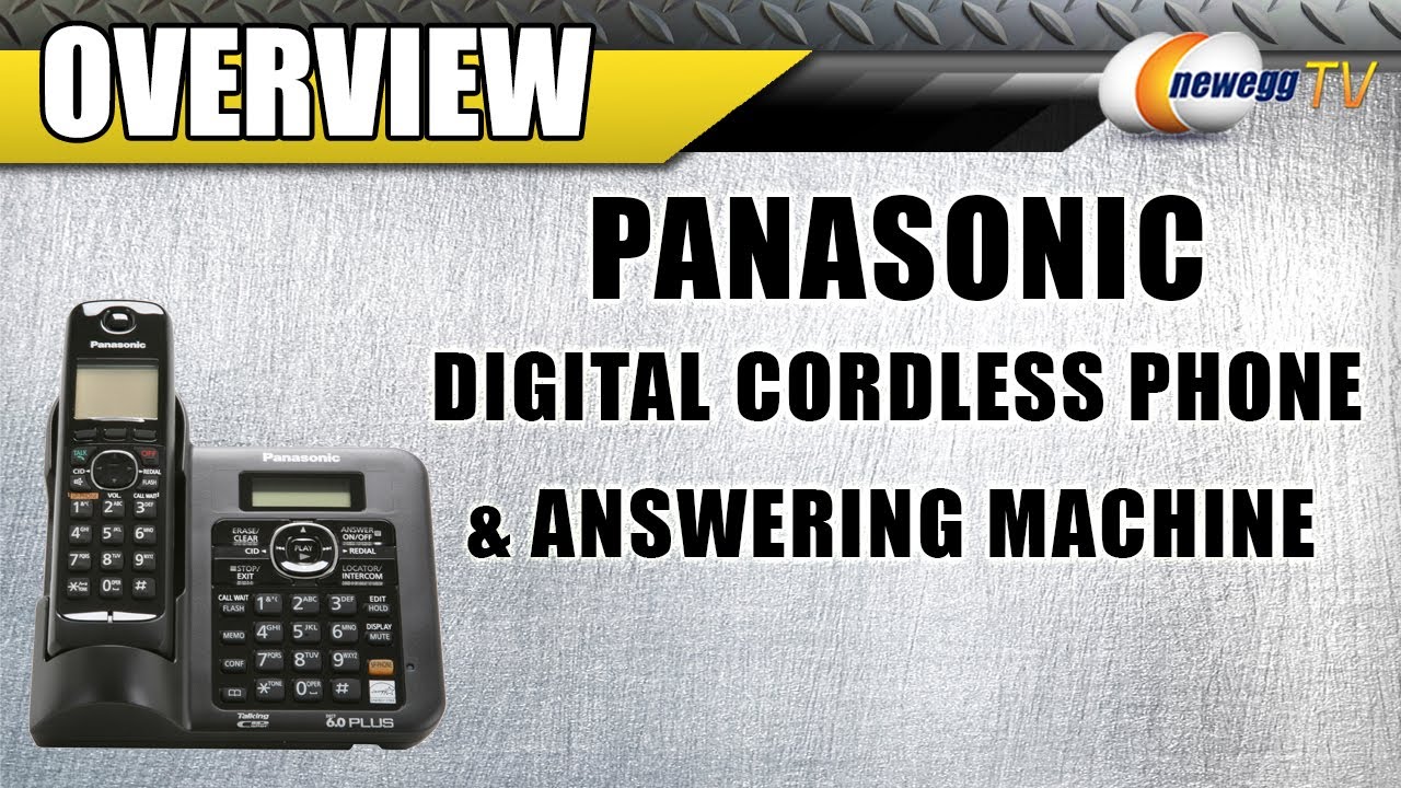 Newegg TV: Panasonic KX-TG6641B 1.9 GHz Digital Cordless Phone Overview