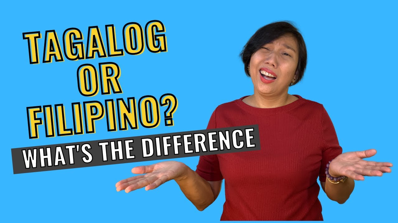 Difference between TAGALOG and FILIPINO language