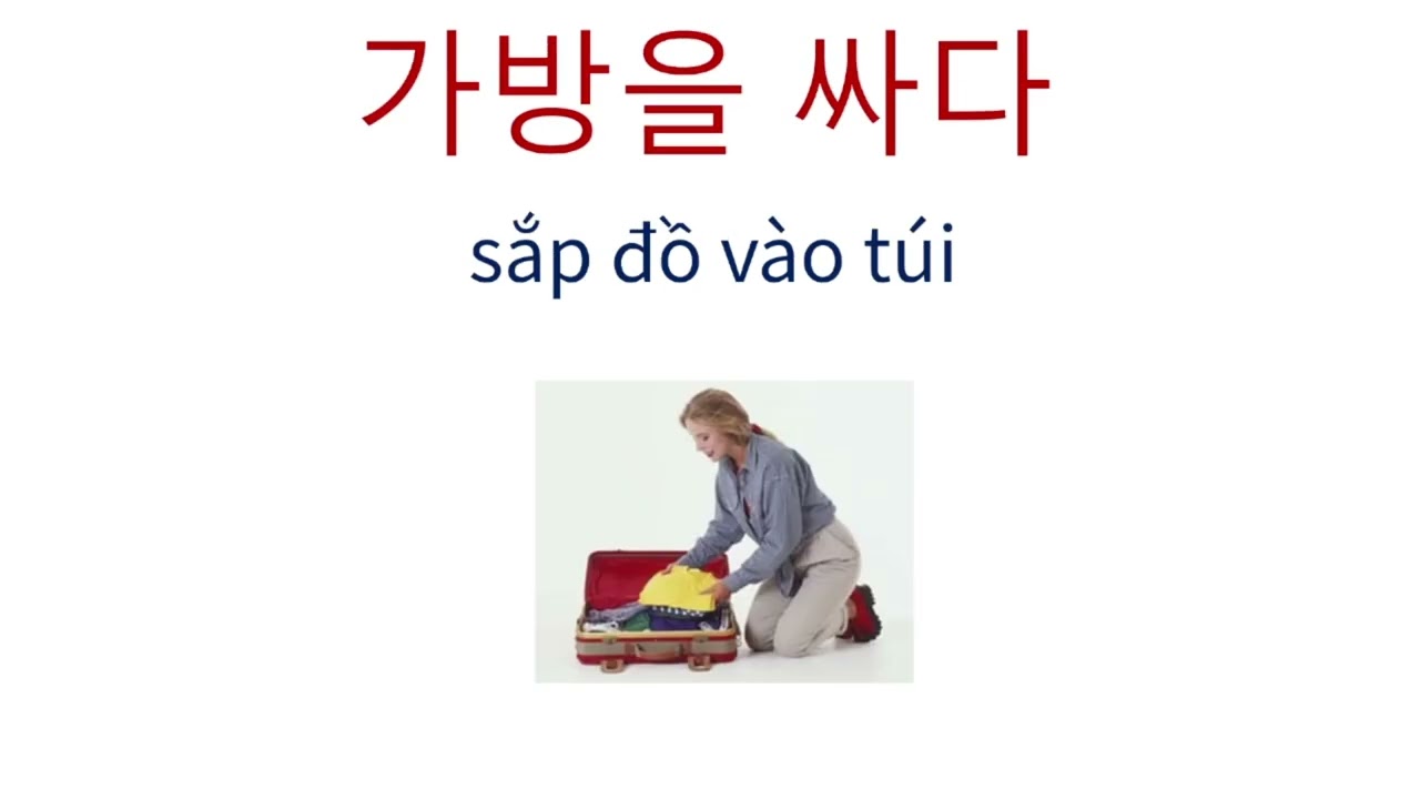 Từ vựng tiếng hàn sơ cấp 2 bài 12