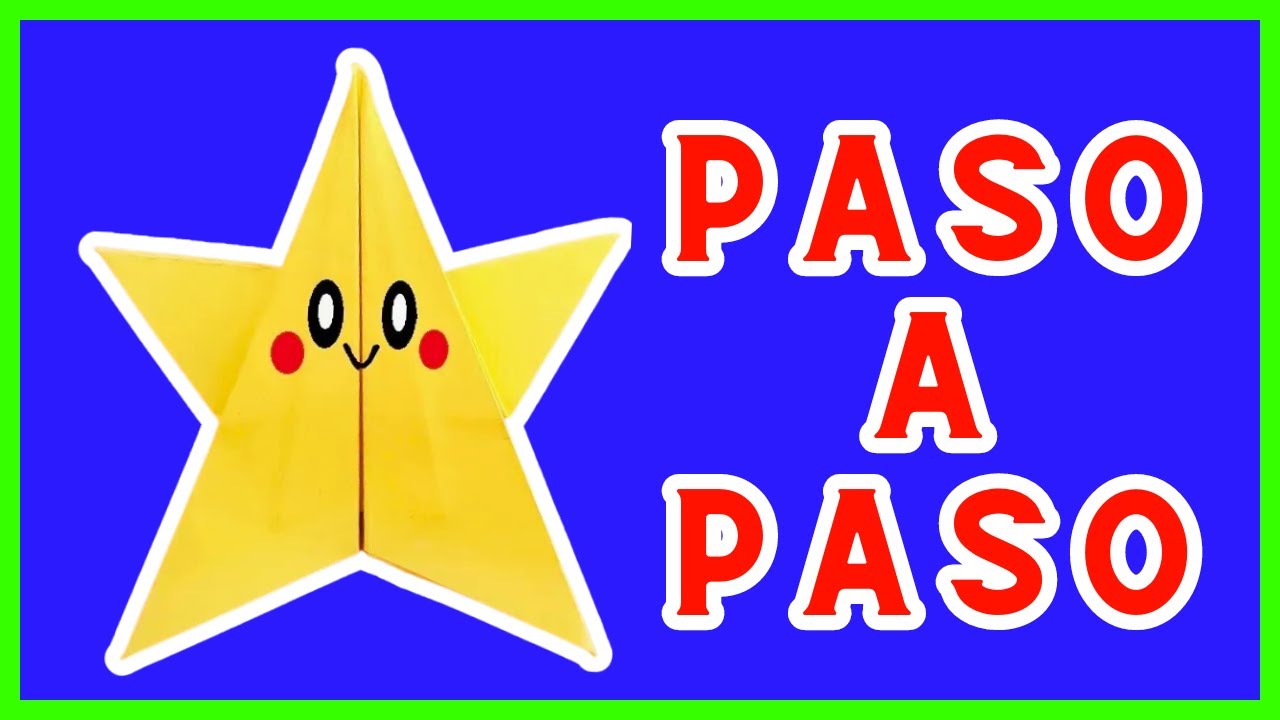 ⩥ COMO HACER UNA ESTRELLA DE 5 PUNTAS DE PAPEL⭐