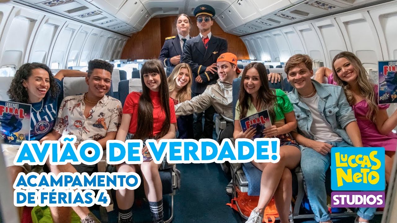 GRAVAMOS DENTRO DE UM AVIÃO DE VERDADE!!
