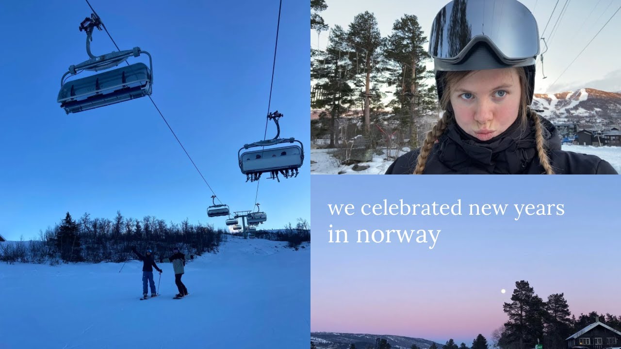 we celebrated new years skiing in norway