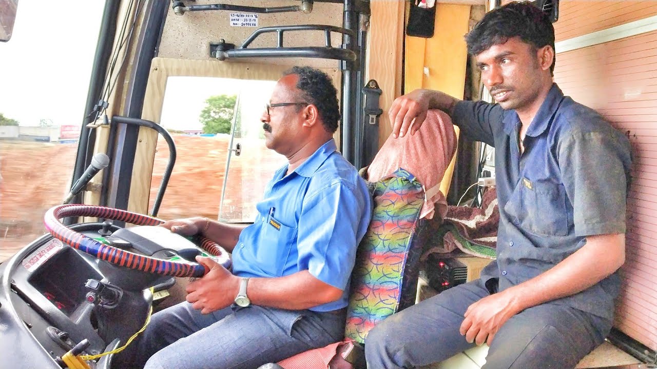 VOLVO BUS TEST DRIVE 50 KMS [HUBLI DEPO] FOR PASSENGER SAFETY PURPOSE