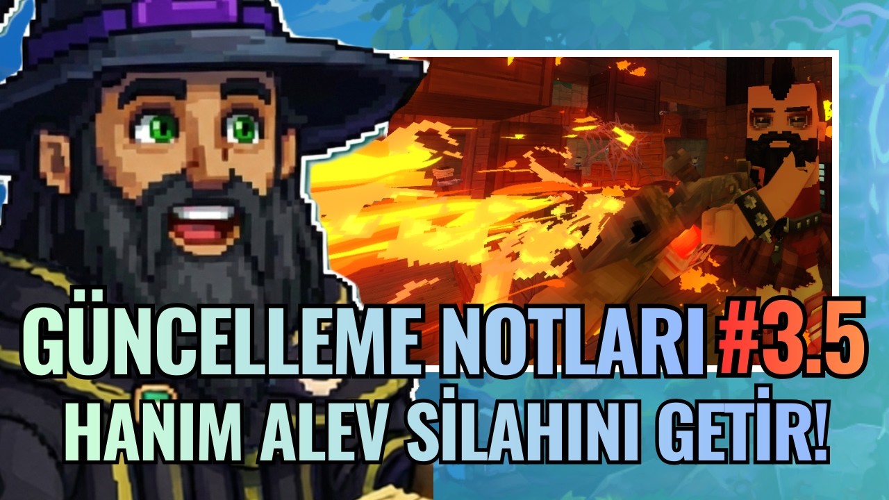 Hytale Alev Silahı Eklendi : Güncelleme Notları #3.5