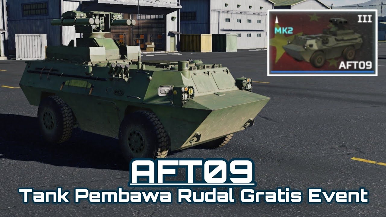 AFT09 Gameplay | Review Tank Pembawa Rudal Gratis Tier 3 dari Event | MWT Tank Battles