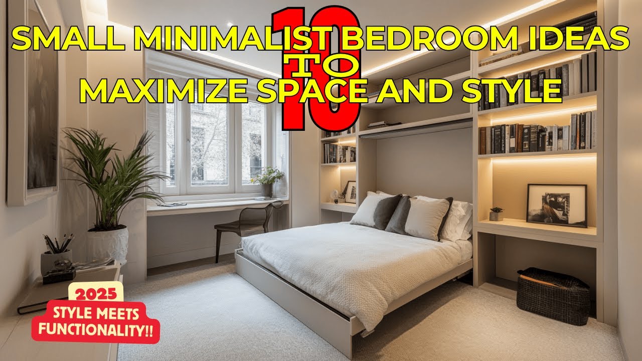 10 Small Minimalist Bedroom Ideas to Maximize Space and Style