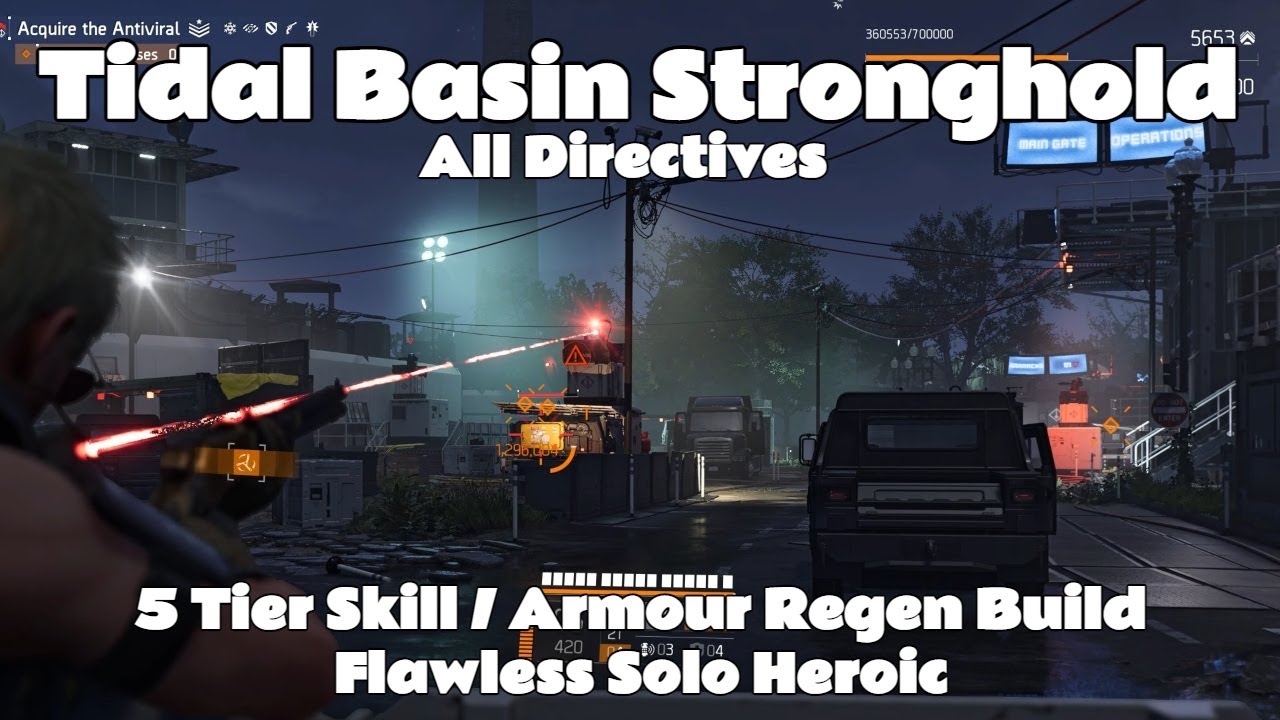 The Division 2 | Tidal Basin | Solo Heroic | Armour Regen Skill Build