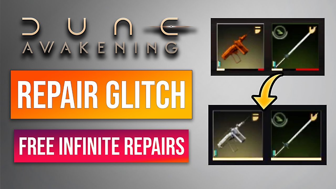 Dune Awakening Repair Glitch | Fix All Gears To New One | Working After Patch!