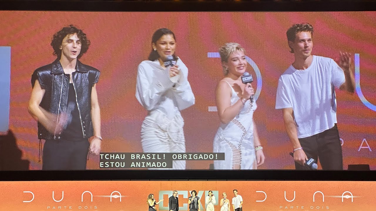 Dune 2 CCXP Panel FULL: Zendaya, Timothée Chalamet, Florence Pugh, Austin Butler & Denis Villeneuve