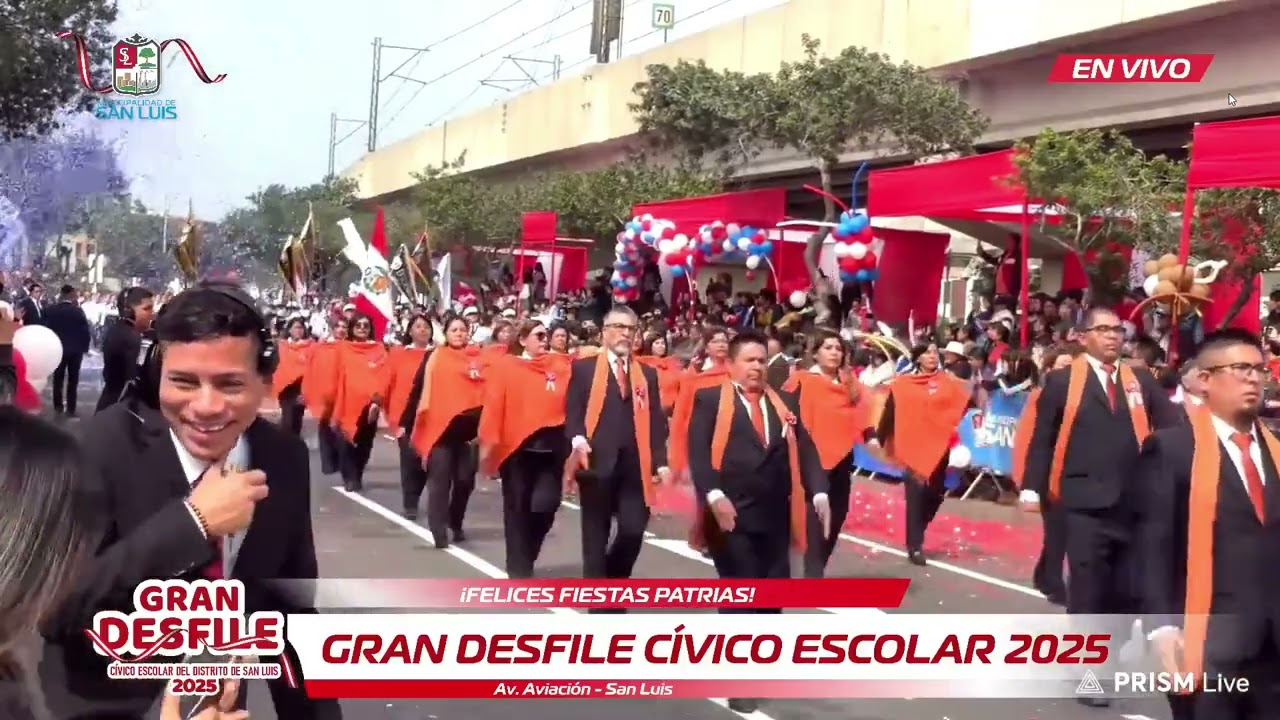 Colegio Villa Jardín 1204 - Nivel Secundaria - Desfile escolar San Luis - 13-07-2025 🥇🏆