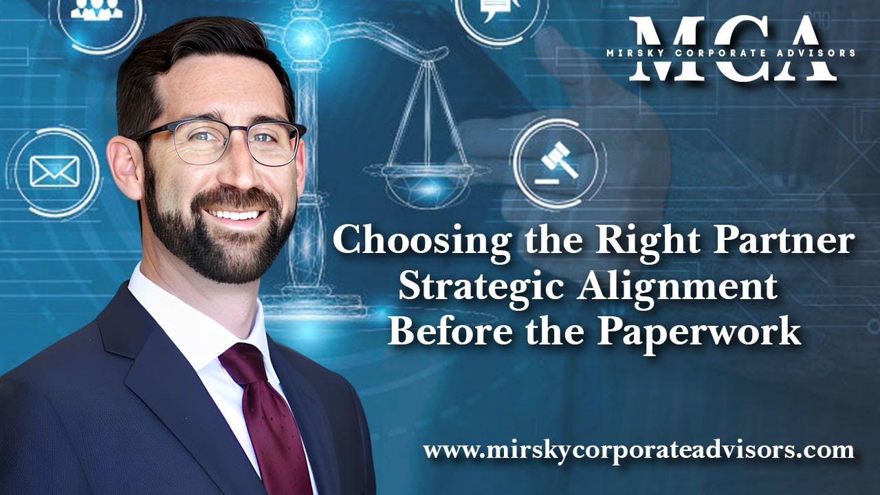 Choosing the Right Partner — Strategic Alignment Before the Paperwork