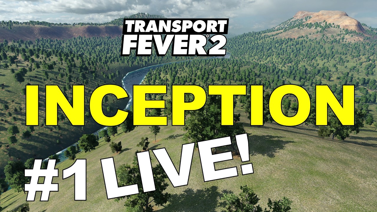 My FIRST EVER Transport Fever 2 Live Stream