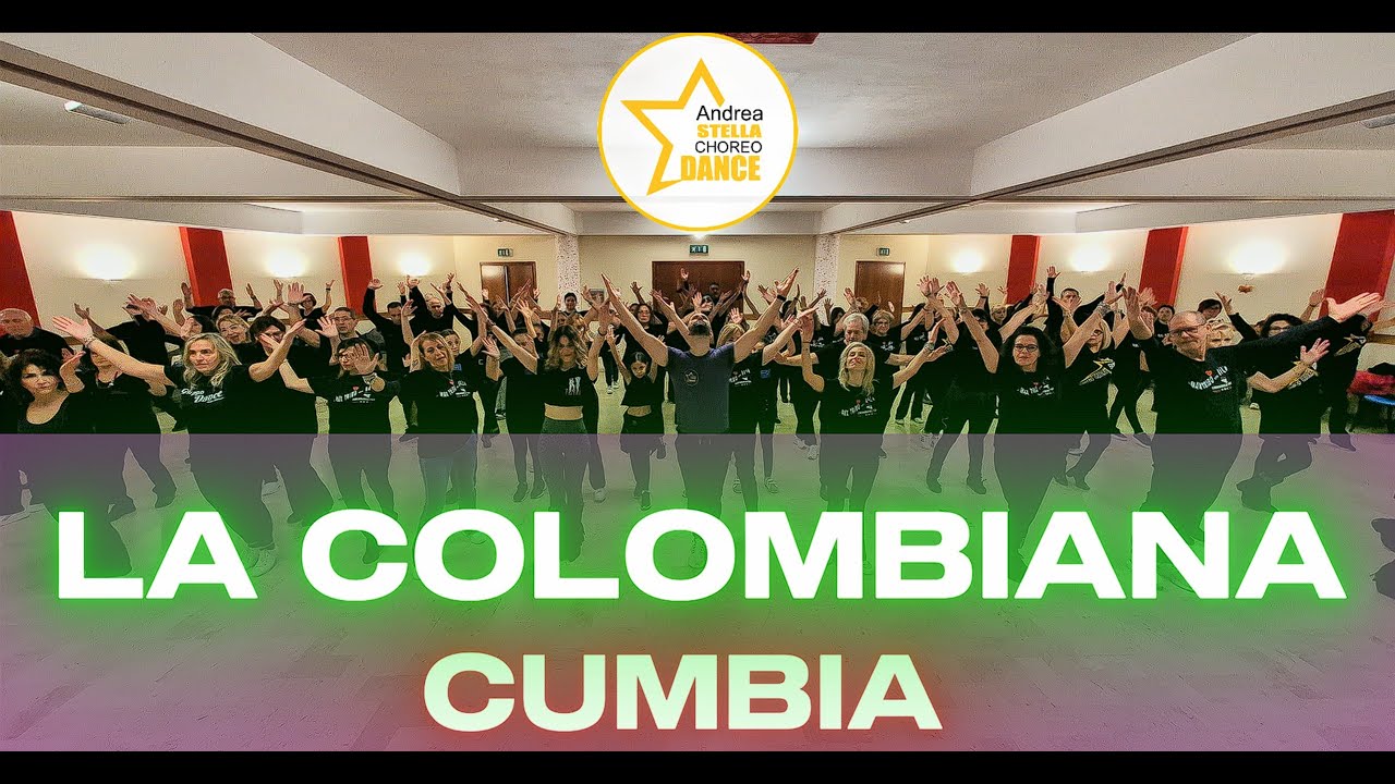 LA COLOMBIANA || Juliana Velasquez || Cumbia || Balli di gruppo || Social Dance || Andrea Stella