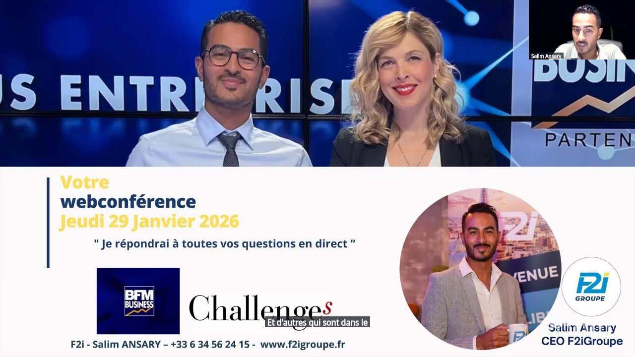 Webconférence F2igroupe - 29 janvier 2026