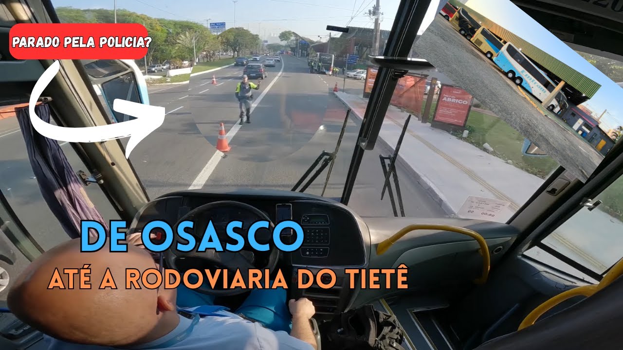 POV: De Osasco Até a Rodoviaria do Tietê. Carro 4220 da Emtram #onibus