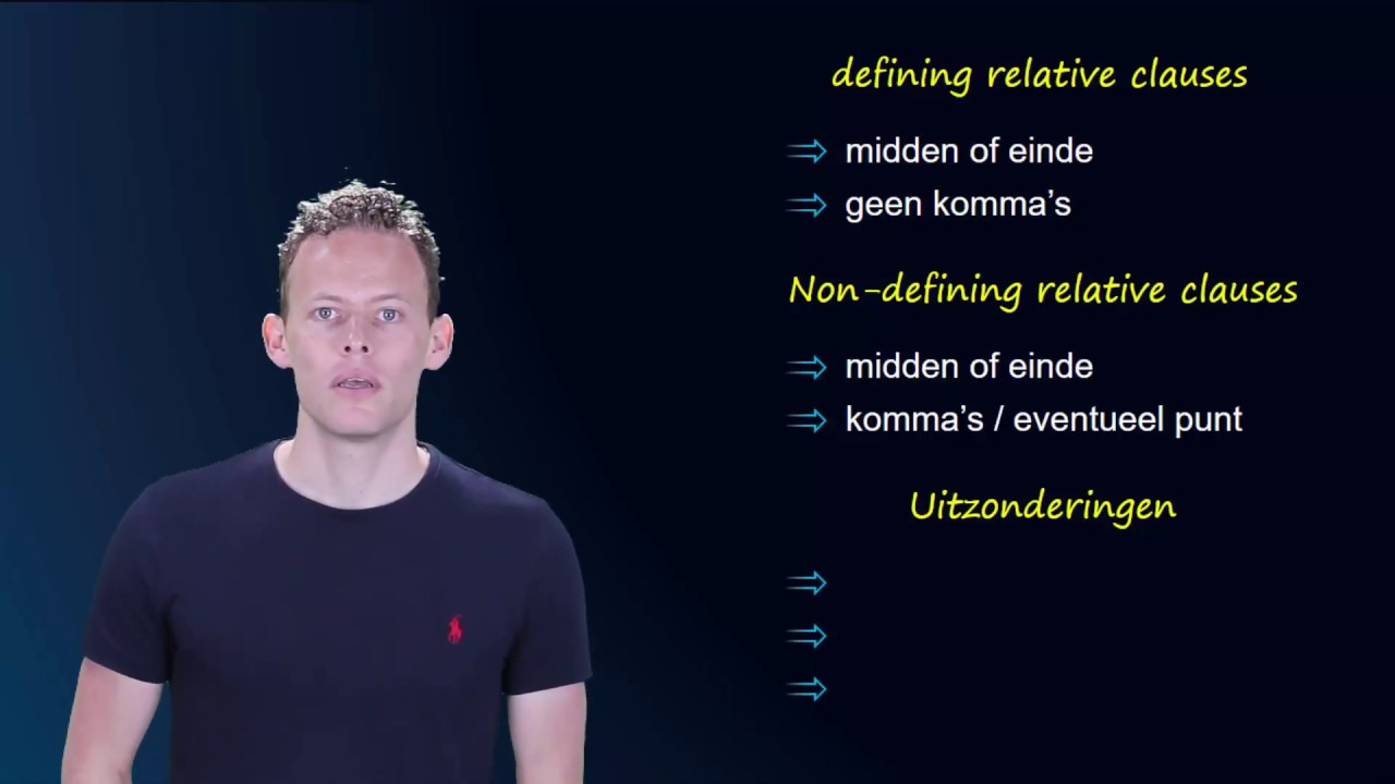 Engels - bijzinnen - betrekkelijke bijzinnen - relative clauses - EngelsAcademie.nl