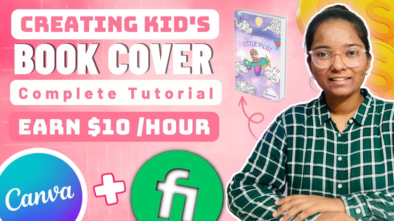 Earn $10/Hour | Create & Sell | Simple Book Covers | Complete Tutorial