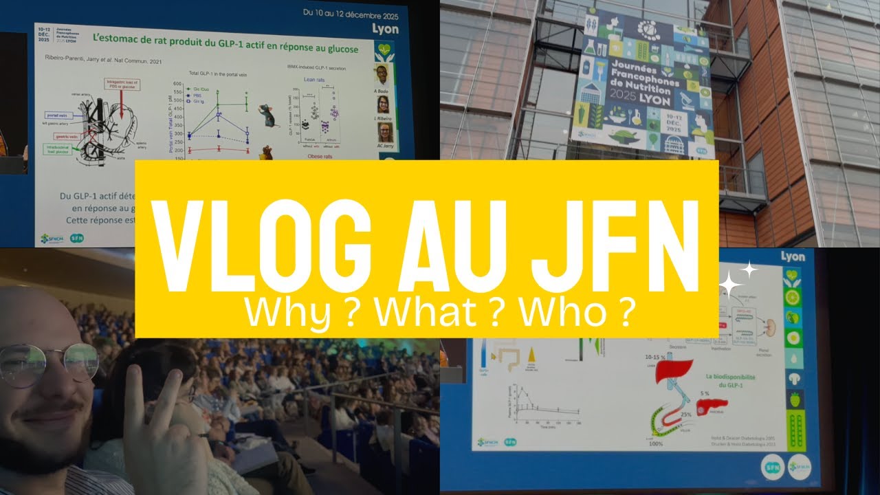 JFN : Congrès fait pour les diététiciens libéraux ? Vlog 3 jours - Journée Francophone de Nutrition.
