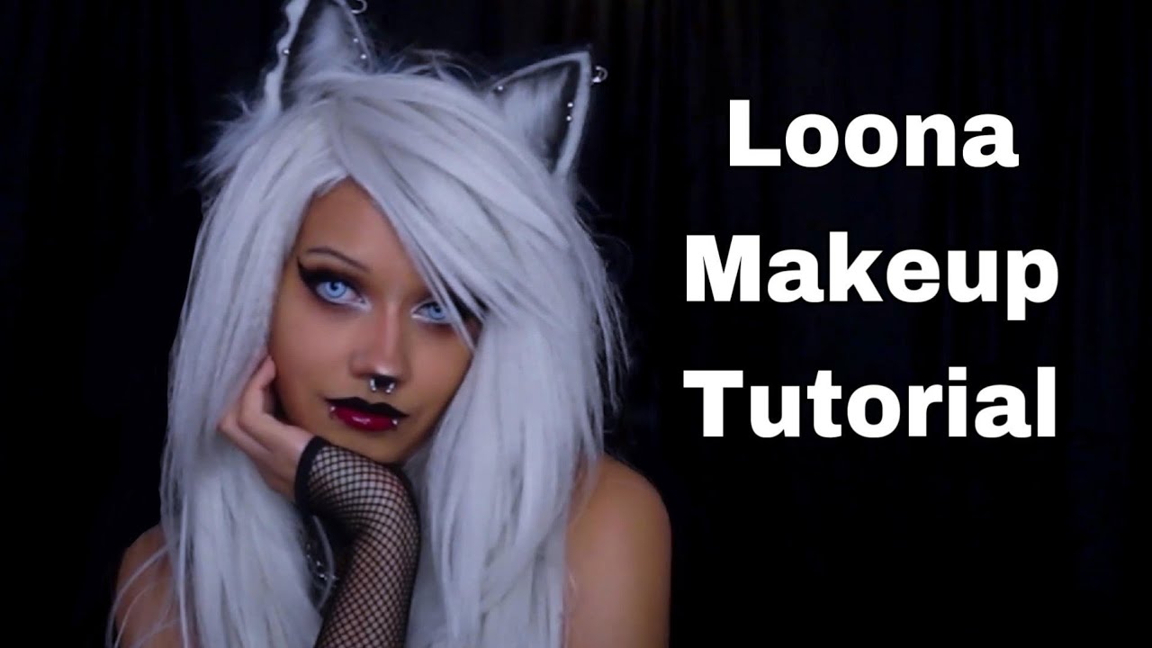 Loona Makeup Tutorial || Helluva Boss Cosplay